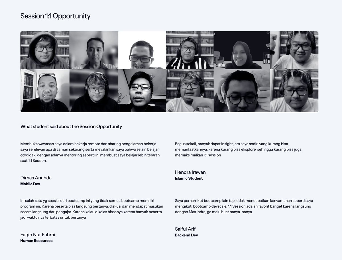 indrazulfi's tweet image. Hello Folks! 👋
I am proudly announce,
Fullstack Javascript Bootcamp udah dibuka lagi.
Ini program 8 minggu belajar Web Development pakai Javascript. Mulai dari dasar HTML, Nextjs, Frontend, Backend, Database, Deployments. Temen-temen akan banyak belajar hal-hal fundamental.…