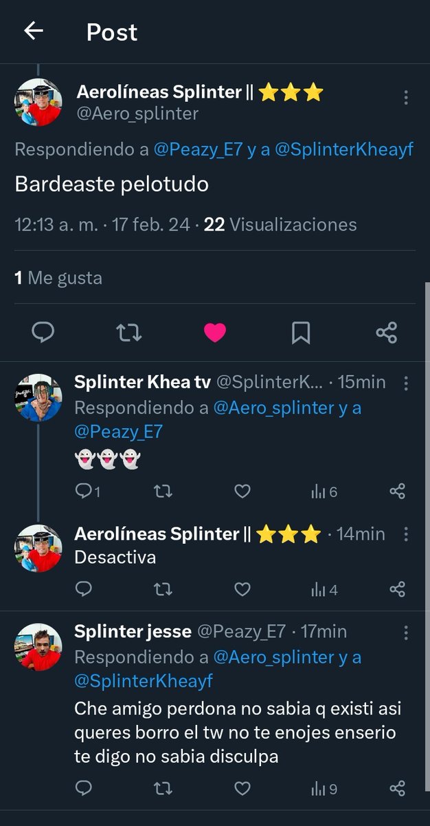 se disculpa el loco