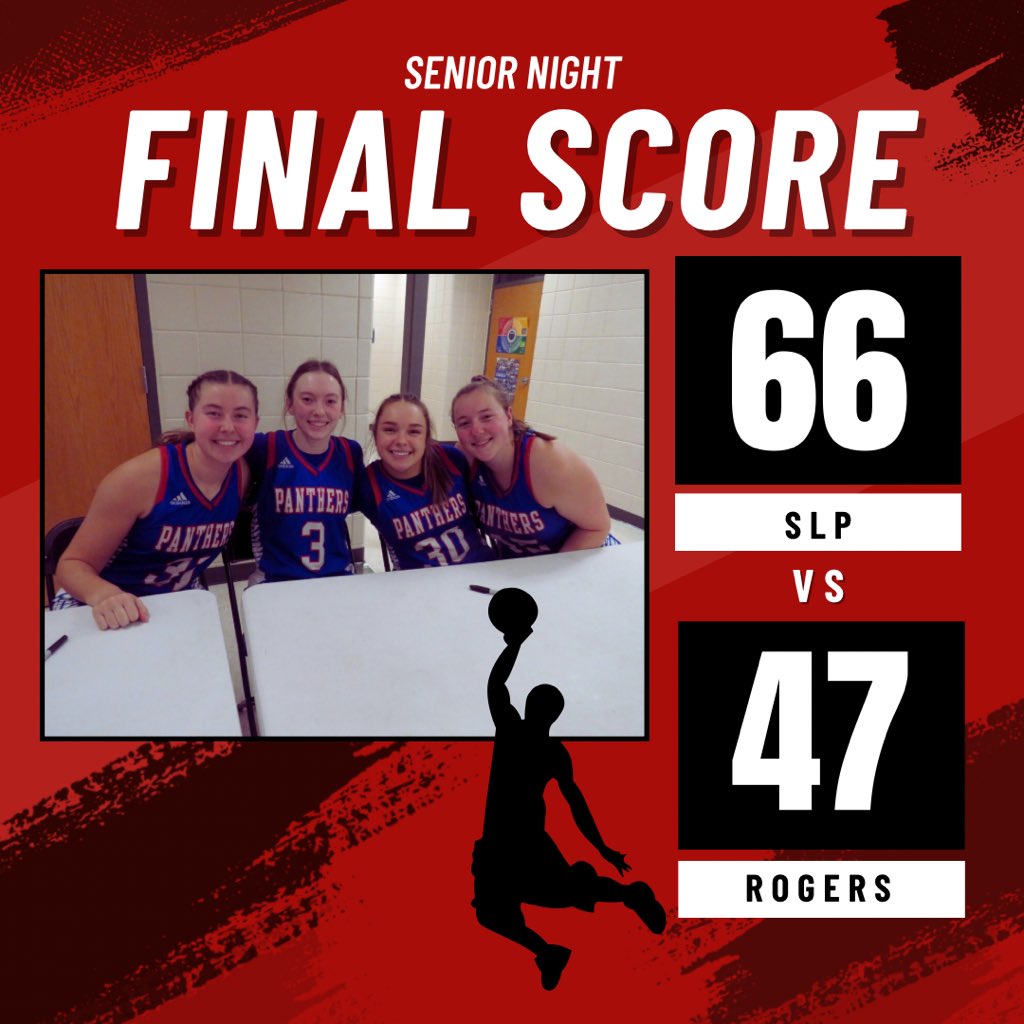 GREAT TEAM WIN TONIGHT‼️
Thank you to everyone who came out and supported our senior Lady Panthers🤍💙❤️