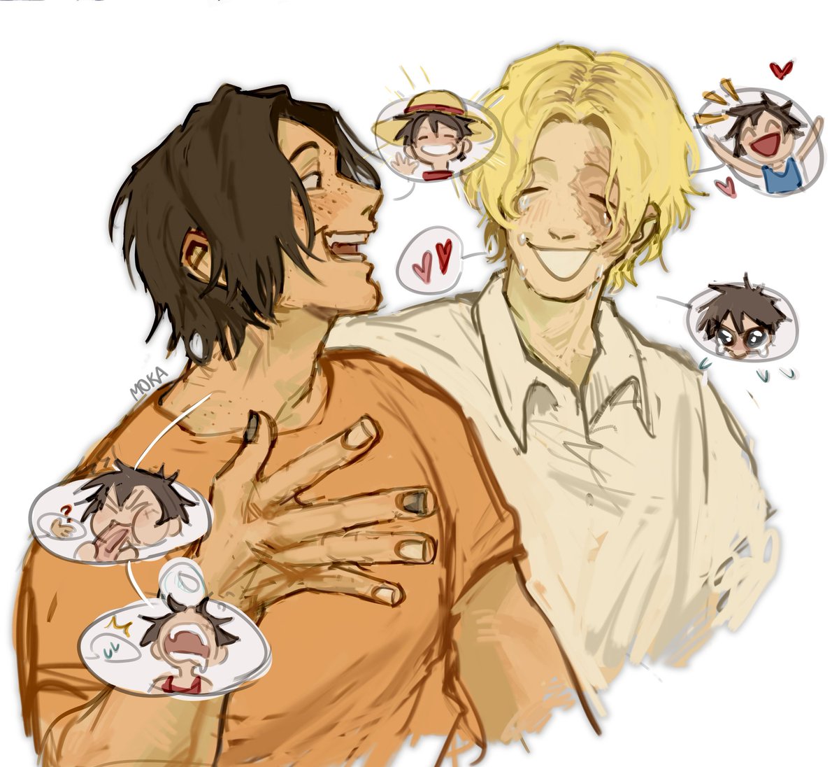 just ace n sabo chatting abt their silly lil bro