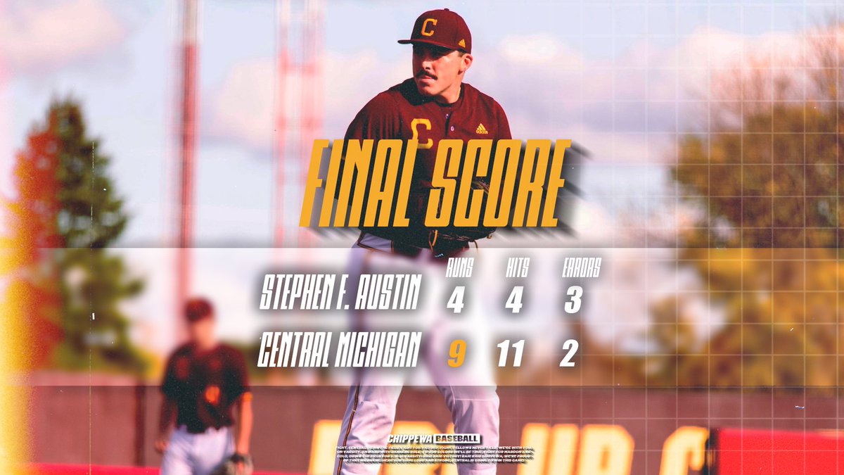 We're so back.

CHIPPEWAS WIN!

#FireUpChips🔥⬆️⚾
