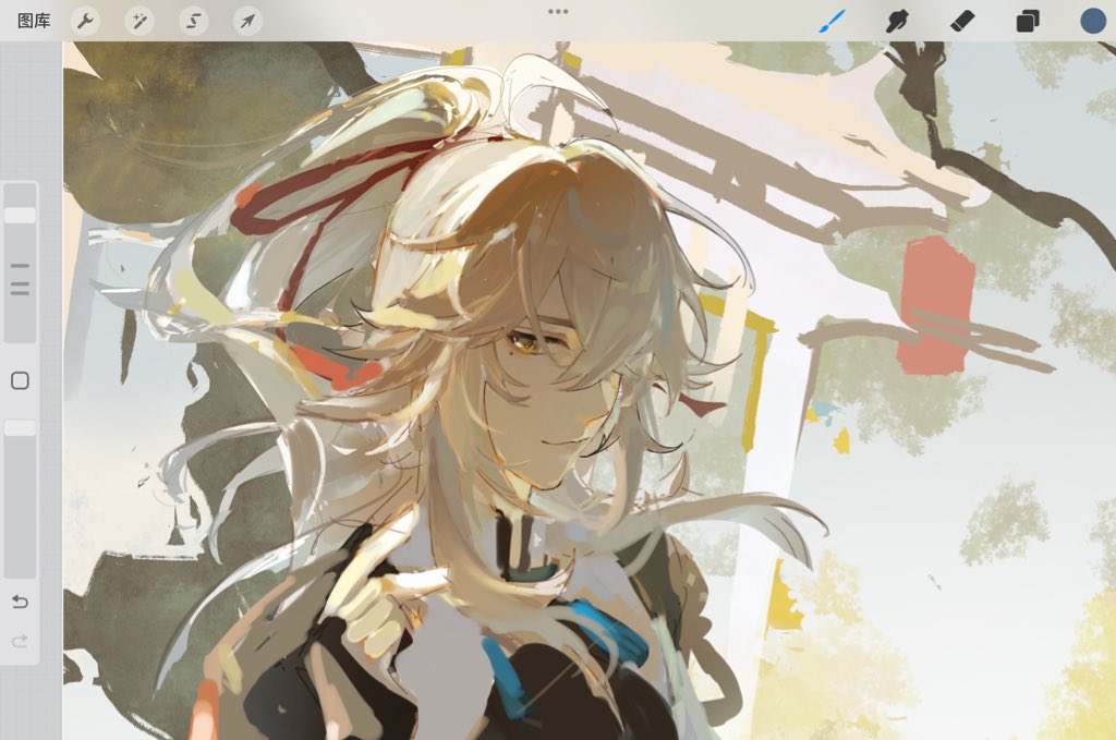 Rir0619's tweet photo. 半年前没画完的
#HonkaiStarRail #jingyuan #景元 https://t.co/LluDIbJZas