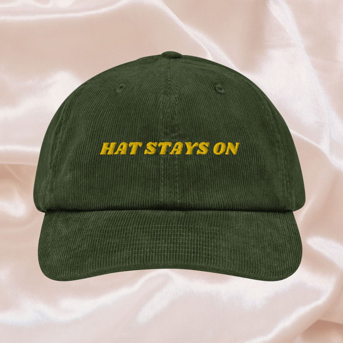 the hat stays on. 

<a href="/dogwifcoin/">dogwifcoin</a>
