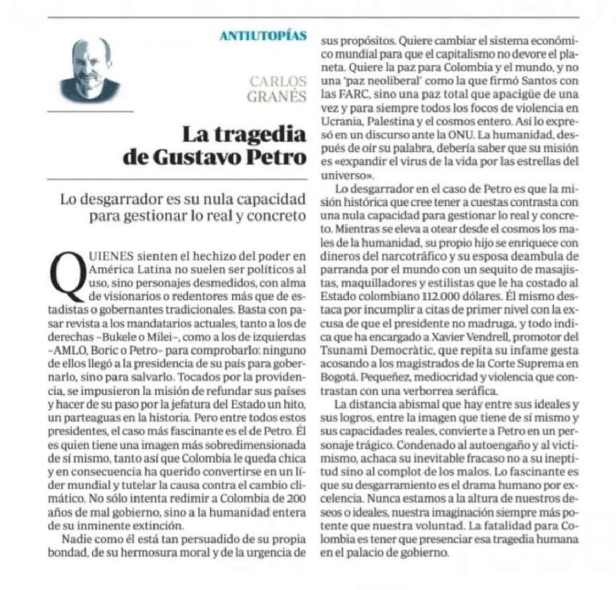 DanielSamperO's tweet image. Un retrato certero como ninguno, para leer y compartir: