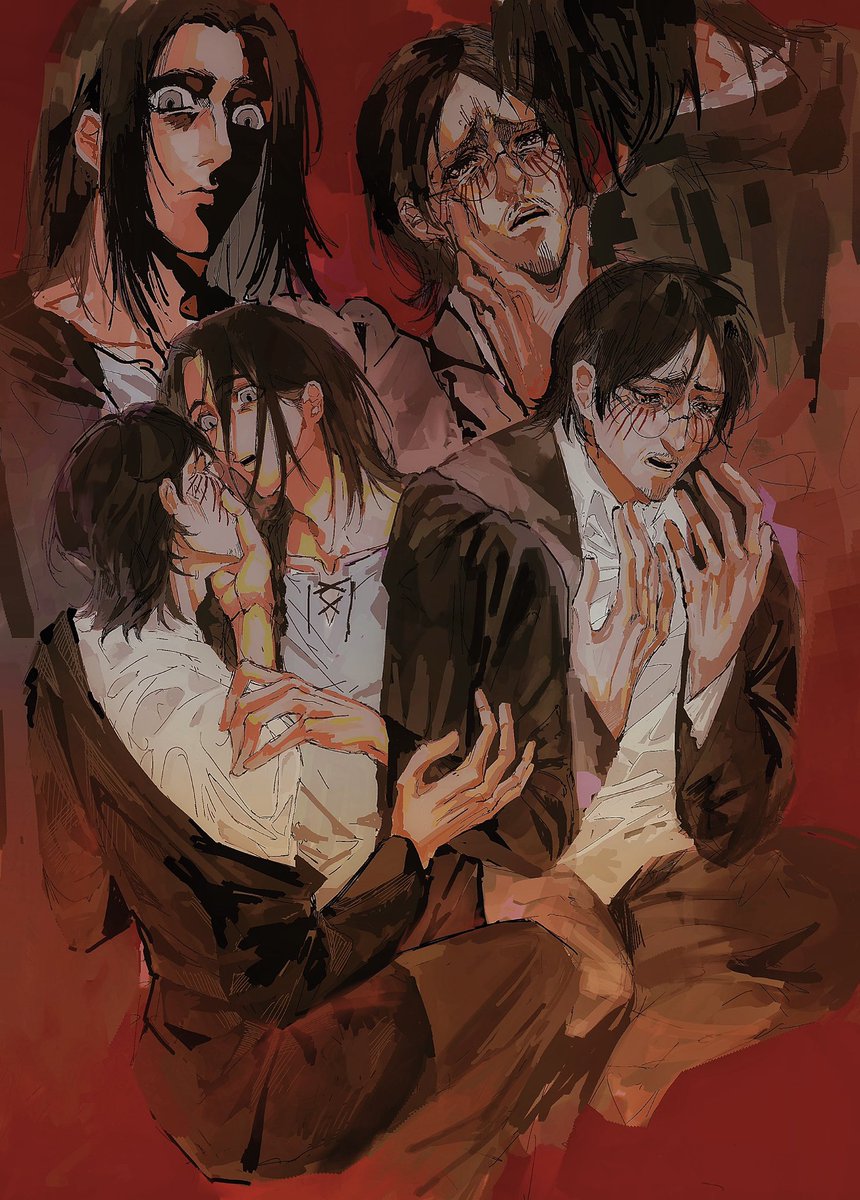 subignim's tweet photo. eren x grisha https://t.co/HsLdyQ28Us