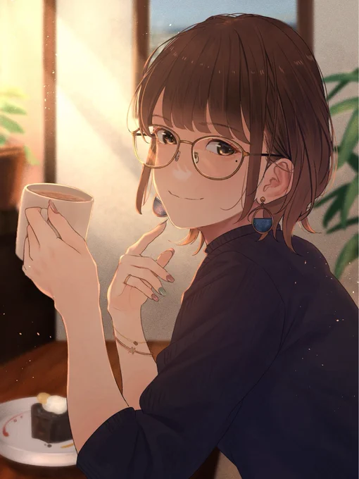 ここ、ついてるよ 