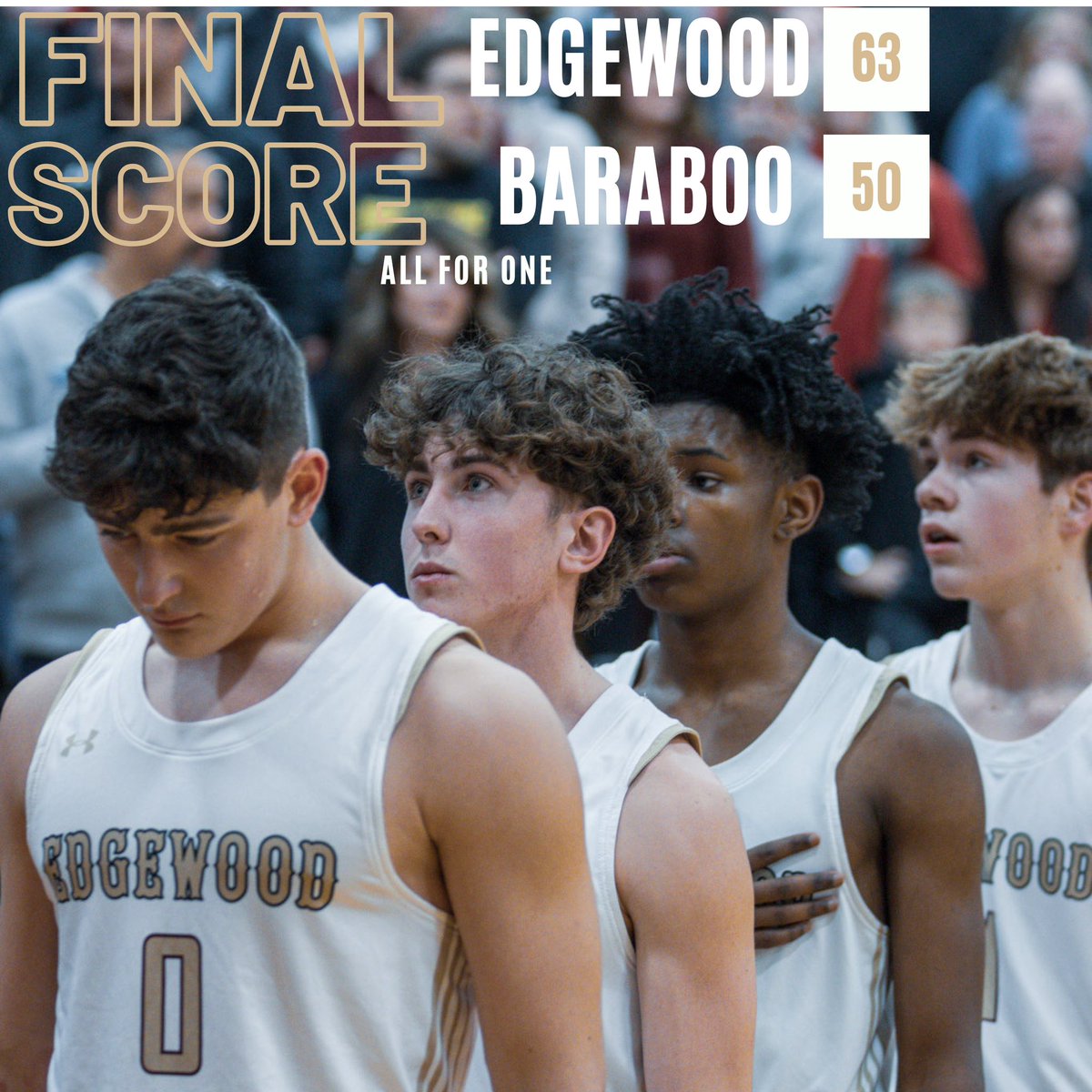 Final from Baraboo tonight! Senior Night is next Thursday vs Sauk.