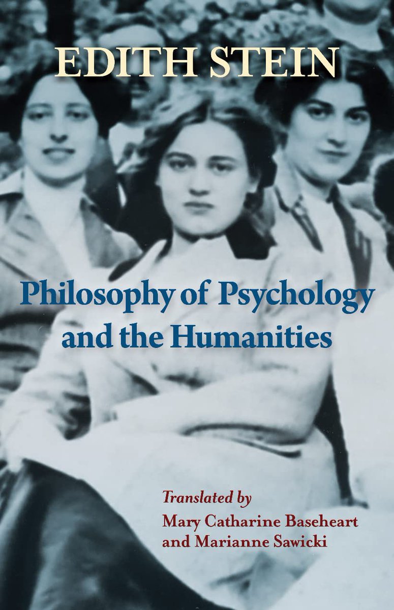 aufgehenderRest's tweet image. Philosophy of Psychology and the Humanities: Edith Stein. 

"In this volume, her most profound and carefully argued phenomenology of human creativity, Edith Stein demonstrates that physical events and physiological processes do not entirely determine behavior."
#EdithStein