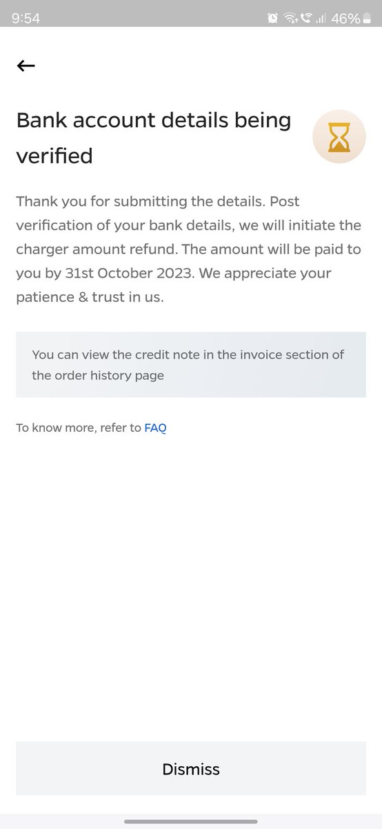sky_star_dust's tweet photo. Merko mere charger ke refund kb milega August 2023 mai maine apni detail submit kri thi abhi tk 2 baar ticket raise kr chuka koi jwaab nahii @OlaElectric https://t.co/SQos3WljSE