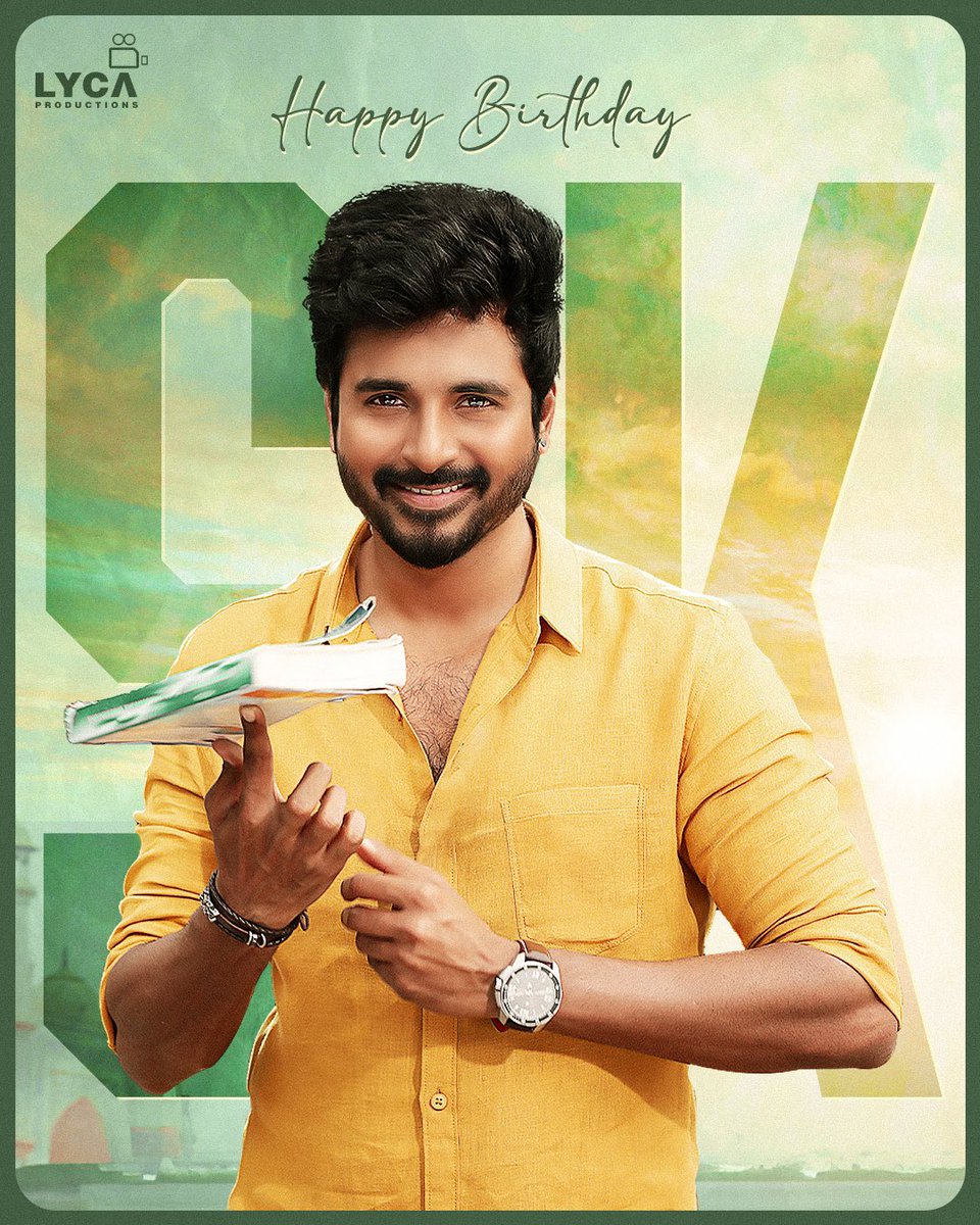 Wishing the all-time entertainer Prince @Siva_Kartikeyan a Happy Birthday! 🎉 May your journey continue to sparkle with laughter and success! 🤗

#HBDSivakarthikeyan #Sivakarthikeyan