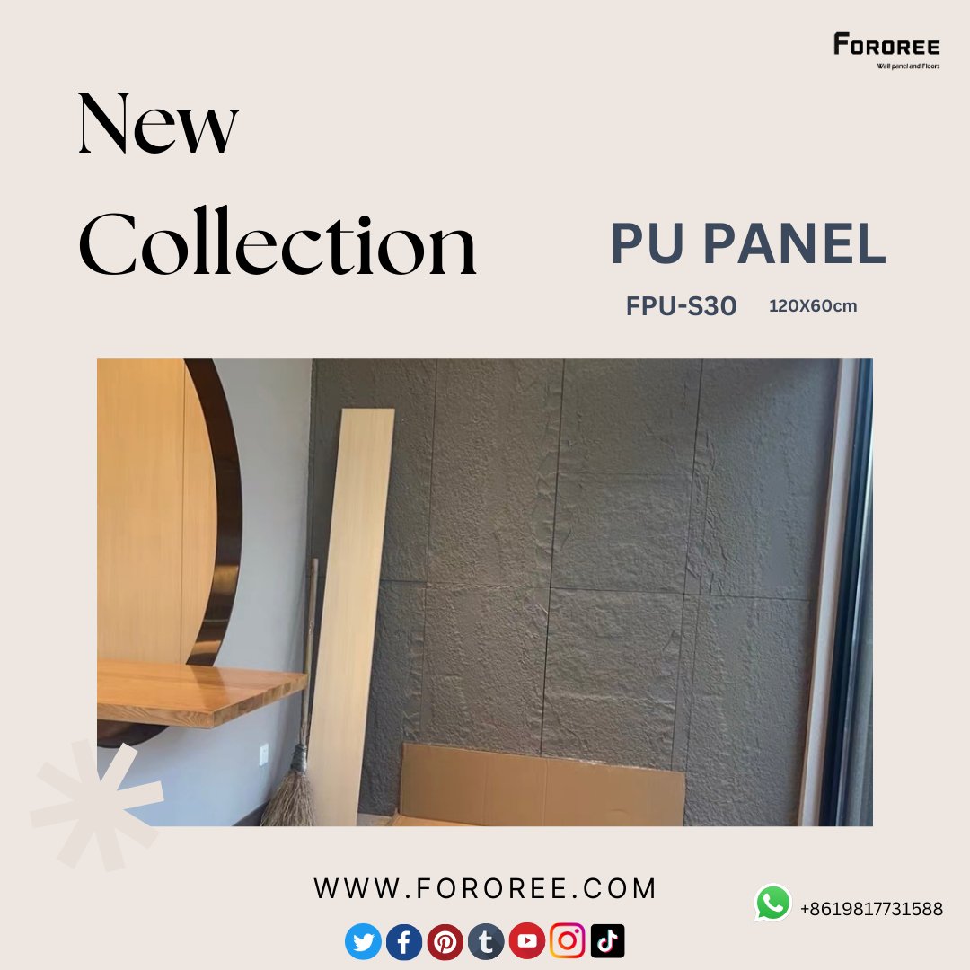 iFOROREE's tweet photo. FOROREE PU Panels stone veneer decor,60x120cm,any wall suitable, B1 fire resist, diy-friendly,light weight, fast install, all the advantages she have, you have no reasons to rejectionοΌππ #wallpanel #pvcpanel #homedecor #3Dwall #pustonepanel #Floor and carpets #FOROREE https://t.co/3CWQZLIkNp