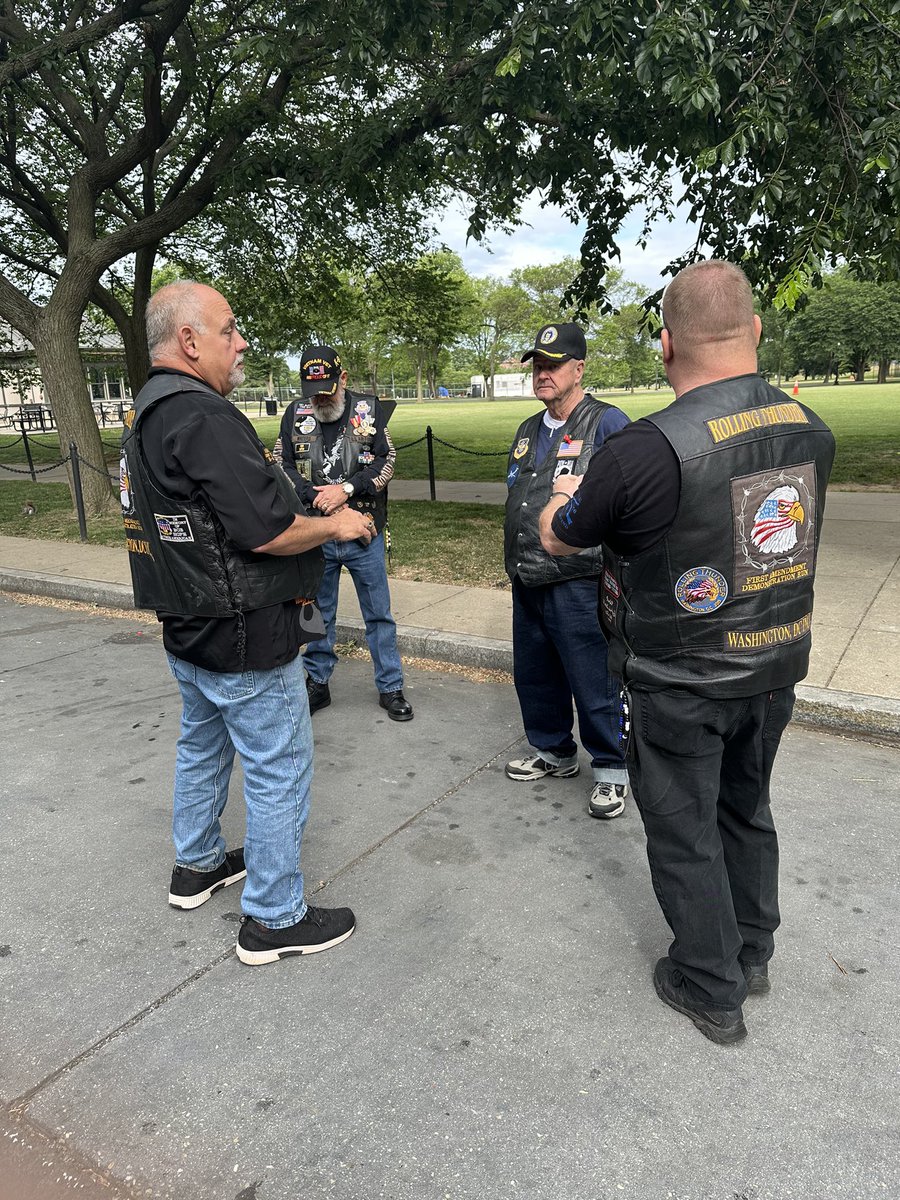 Rolling Thunder Washington, DC escorting a Vietnam Combat Veteran to the Vietnam Veterans Memorial for his first time. This is part of who we are.