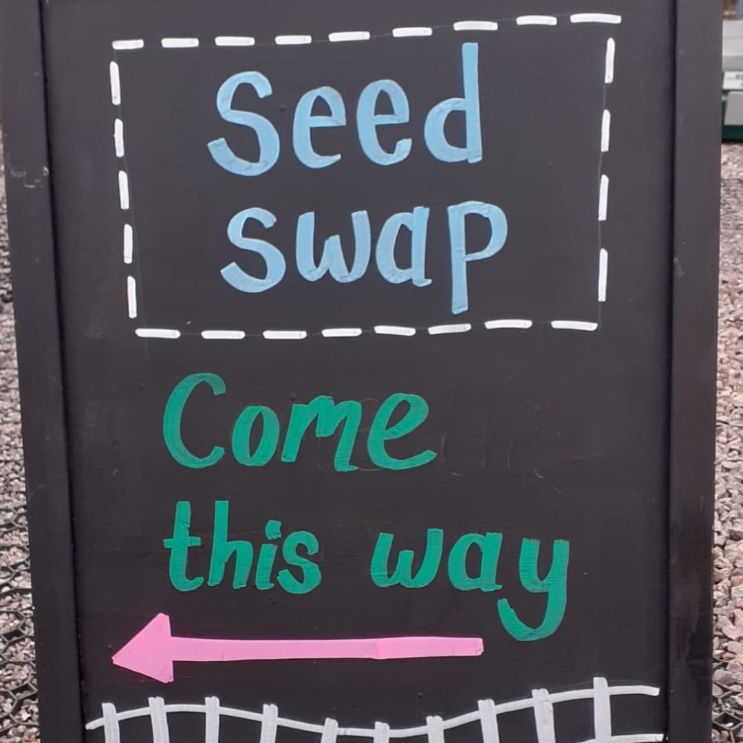 We are open from 10am today join us ready for our great big Seed Swap!!!