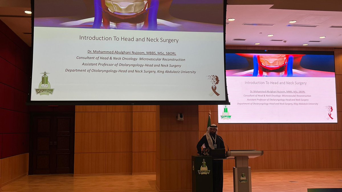 ORL_SC_KAU's tweet photo. 📝| Let's start learning about the “HNS approach” with Dr. Mohammed Nujoom
#TheENTClinicalCourse https://t.co/xHttpIBnyL