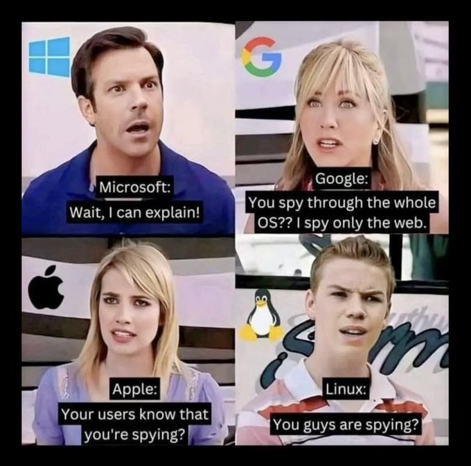 amantechnology's tweet image. Be careful,  Don't let them stealing your private data. Linux never do it :) News, Learn, Tips, Work, Business and Fun  #software #development #softwaredeveloper #erp #crm #programming #code #information #technology #work #business #joke #fun amantechnology.com