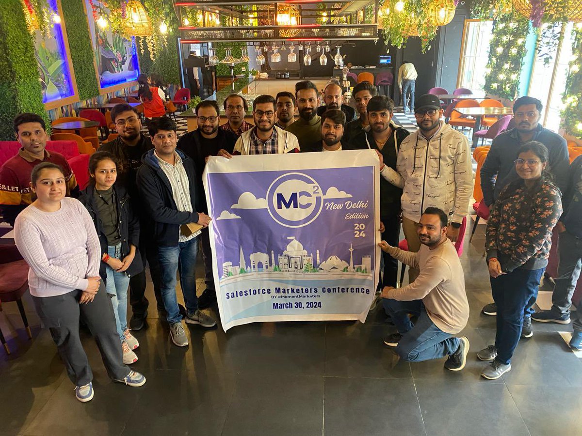 MC² (@mc2_event) on Twitter photo #MomentMarketers are ready for the Delhi edition
Hold the seat tight, more updates coming soon‼️ (and yes, early bird tickets are not to be missed)
<a href="/PardotNewDelhi/">Salesforce Marketers Group (Pardot), New Delhi</a> 👋🏻#TrailblazerCommunity 👋🏻
March 30, 24
Radisson blu, Kaushambi
<a href="/SenpaiTech1223/">Senpai</a> <a href="/ValueHub_/">Valuehub</a> #MarketingChampions #MomentMarketers are ready for the Delhi edition
Hold the seat tight, more updates coming soon‼️ (and yes, early bird tickets are not to be missed)
<a href="/PardotNewDelhi/">Salesforce Marketers Group (Pardot), New Delhi</a> 👋🏻#TrailblazerCommunity 👋🏻
March 30, 24
Radisson blu, Kaushambi
<a href="/SenpaiTech1223/">Senpai</a> <a href="/ValueHub_/">Valuehub</a> #MarketingChampions