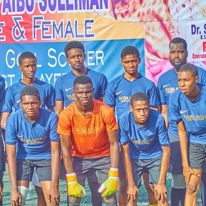 BauKano's tweet photo. Baba-Ahmed University recently participated In an exciting inter-higher institution football tournament for male students. This enable the students showcase their skills at Ahmad Musa Sport and Fitness centre. 
#babaahmeduniversity #unitycup2024 #footballtournament #fitness https://t.co/LsuQBE39uv