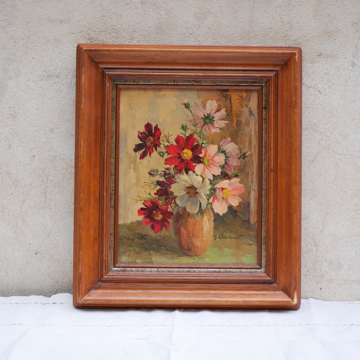 The Catawiki 'Art Crush' auction ends today!  Don't miss out on one of these beautiful floral oil paintings by French artist Georges Danset #catawiki #artcrush #georgesdanset #vintage #antique #HappyBidding #Frenchartist #Roses #Flowers #auction #Frenchart