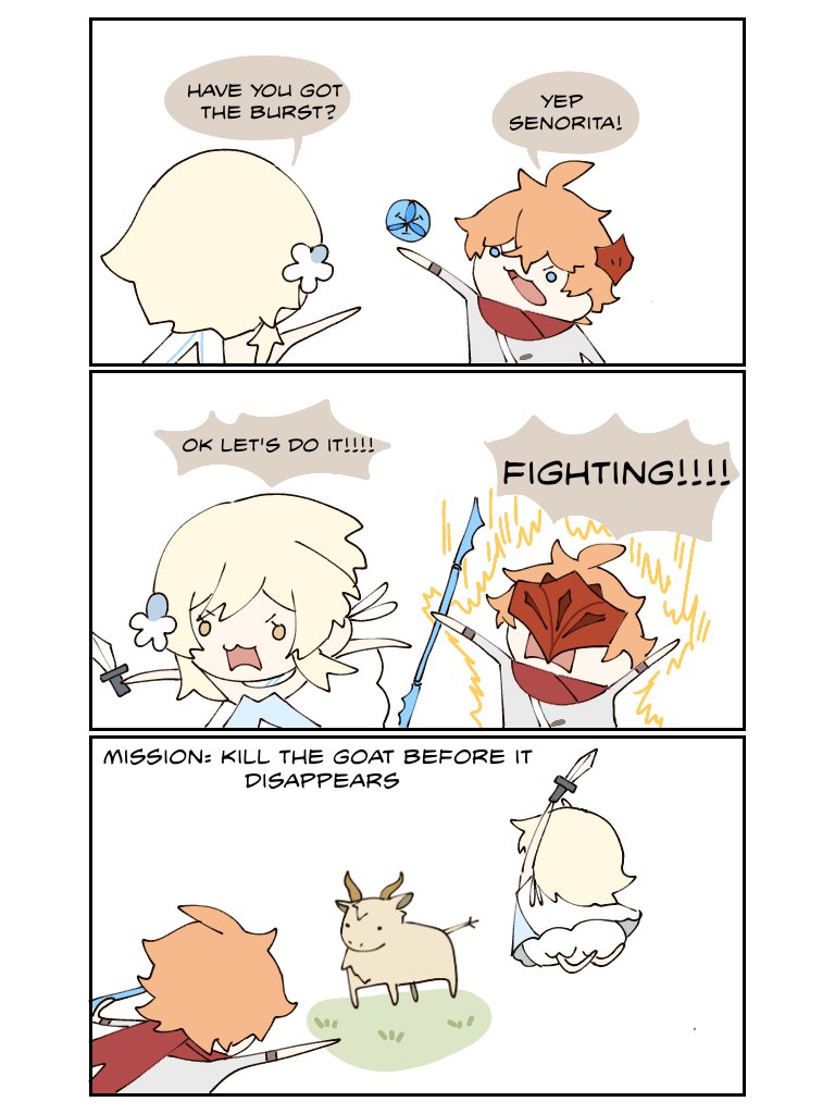 SSamumi's tweet photo. Why is it so hard to kill the goat?
#chilumi https://t.co/9JI0RhZtv9