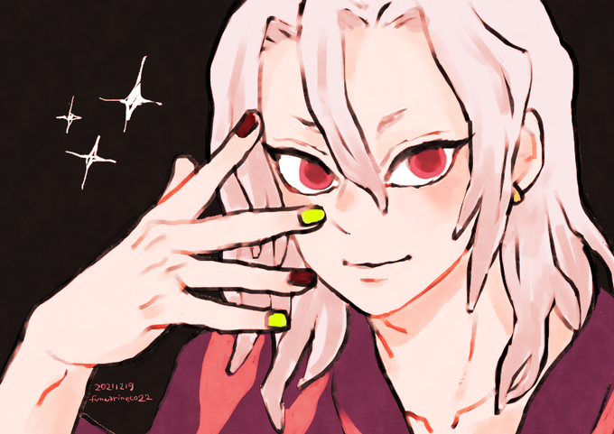 「green nails red eyes」 illustration images(Latest)