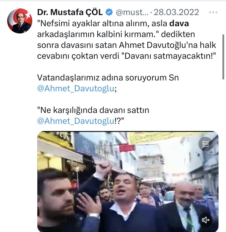 @mustafacol_ Ne karşılığında davanı sattın @mustafacol_ ..?