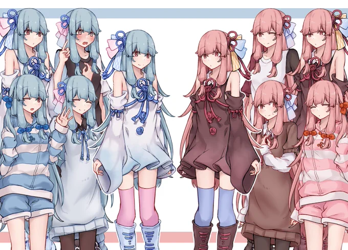 琴葉姉妹の立ち絵公開しました! 
