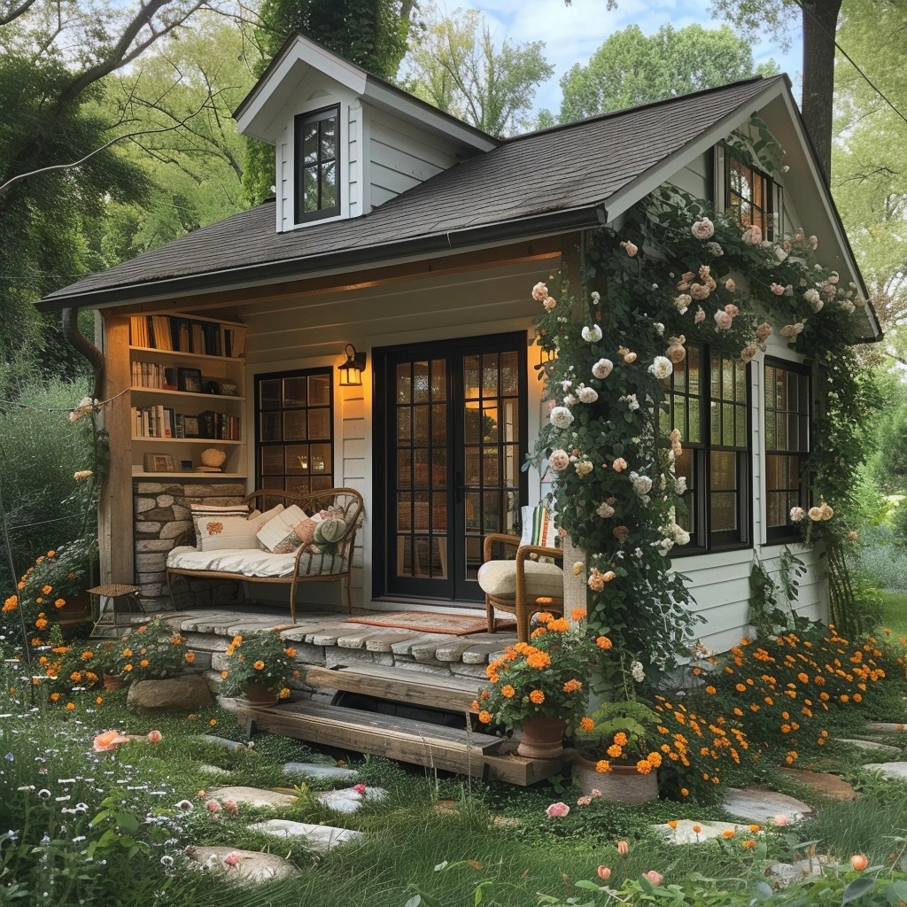 So quaint #smallhome #porch