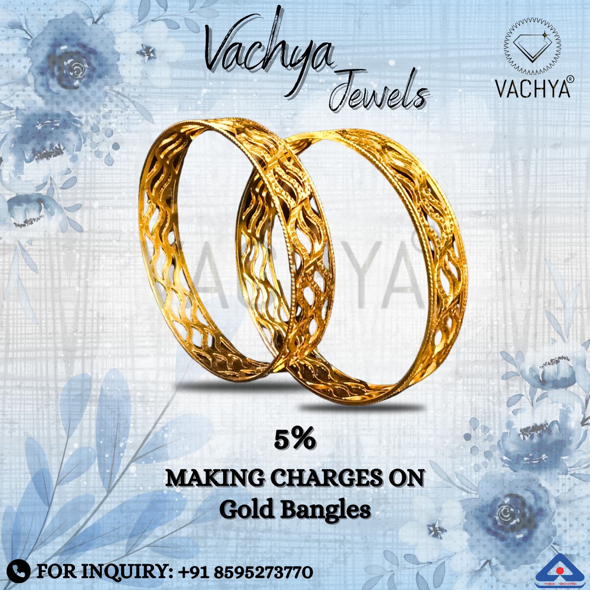 VachyaJ's tweet image. Grace your beauty of butterfly bangles by Vachya Jewels.
Hallmark &amp;amp; Certified Jewellery
A Diamond For Everyone
For Inquiry: +91 8595273770
#vachyajewels #diamondbangles #diamondjewellery #bangles
