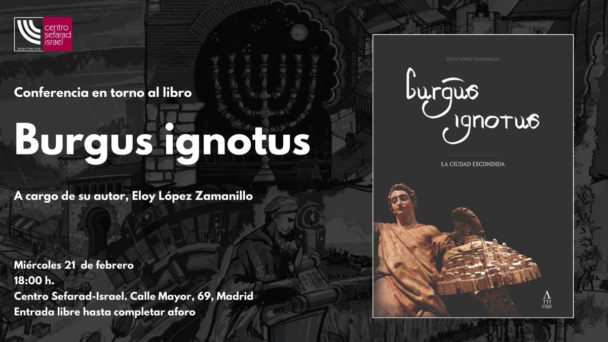 Burgus_Ignotus's tweet photo. ¡En nada nos vemos en Madrid! ... Y, muy prontito...¡ En #Burgos! 👍  #BurgusIgnotus #Castilla #UrbanismoMedieval #Sefarad https://t.co/oZ2JwuqSHt