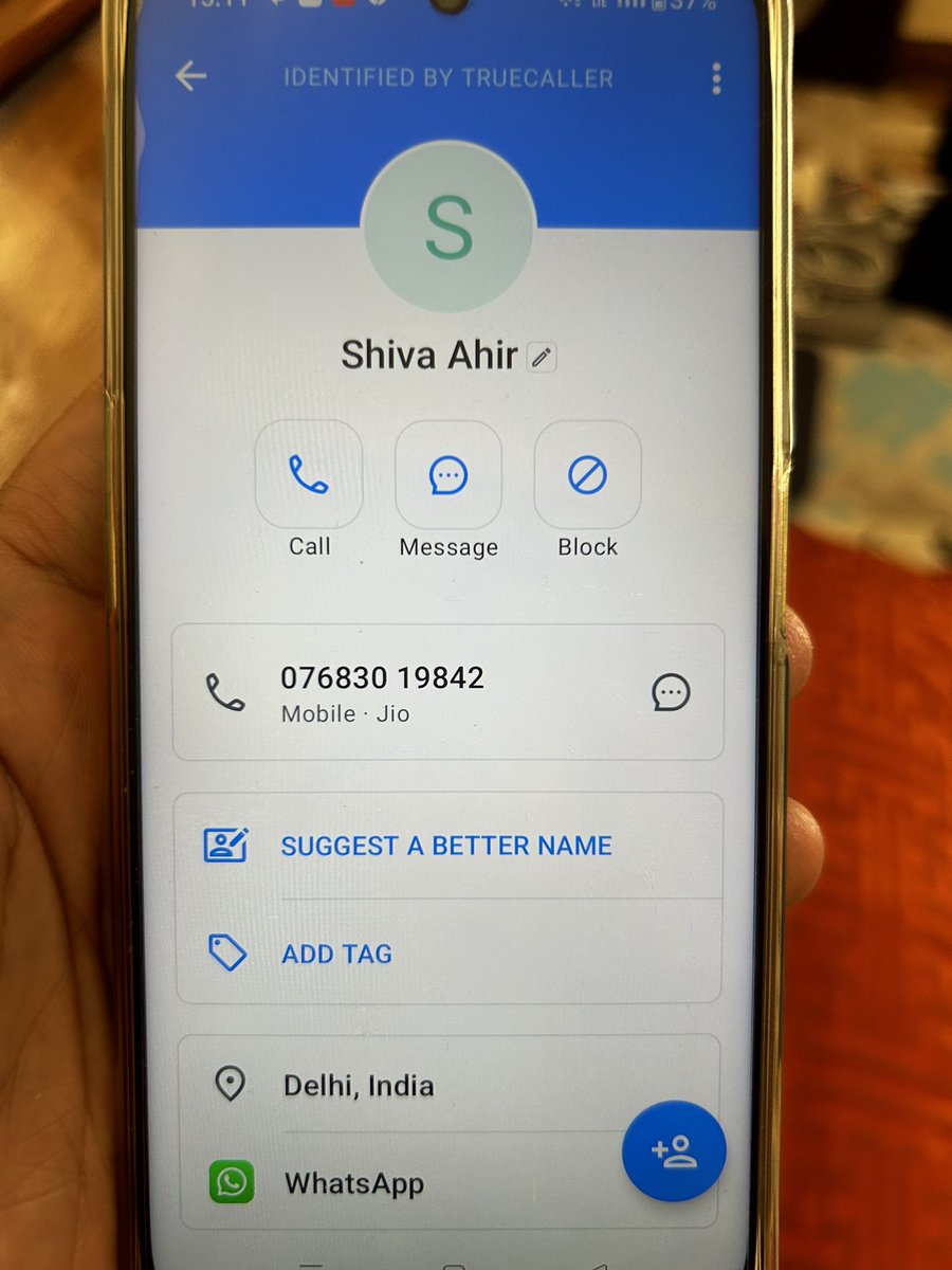 saikatnextd's tweet photo. @SwiggyCares @noidapolice I just checked on true caller about the identity of the person who did the theft I am shocked that the real identity and #Swiggy identity were different, what kind of background checks you do for the #deliverypartners ?? https://t.co/ZILYkKky4k
