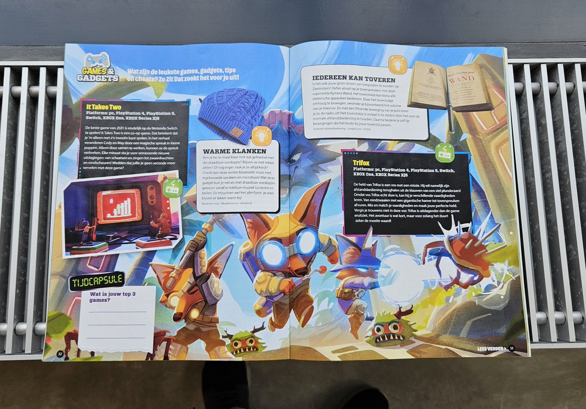 Discovered they have <a href="/ZoZitDatNL/">Zo Zit Dat</a> magazines in our library! 

Super lovely to see our games covered in it 🥰 so proud!