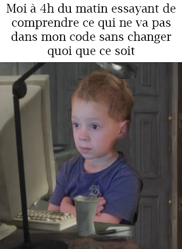 msdev_fr's tweet photo. Que tous ceux qui se sont retrouvés dans cette situation lèvent la main 🖐️ #meme #dev #code https://t.co/E0kfrOjws3