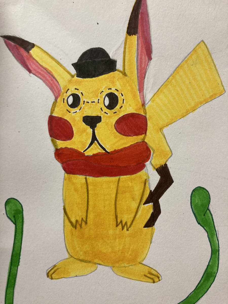 brick_meat's tweet photo. #Pikachu #Pokemon #pokemonart #pokemonfanart #pikachuart #sketchart #sketchbook #art #artist #ArtistOnTwitter #myart #myartwork #redraw #redesign #pokemonredraw #pokemonredesign #sketchbookredraw #pikachuredesign https://t.co/xF3KyHC7bg