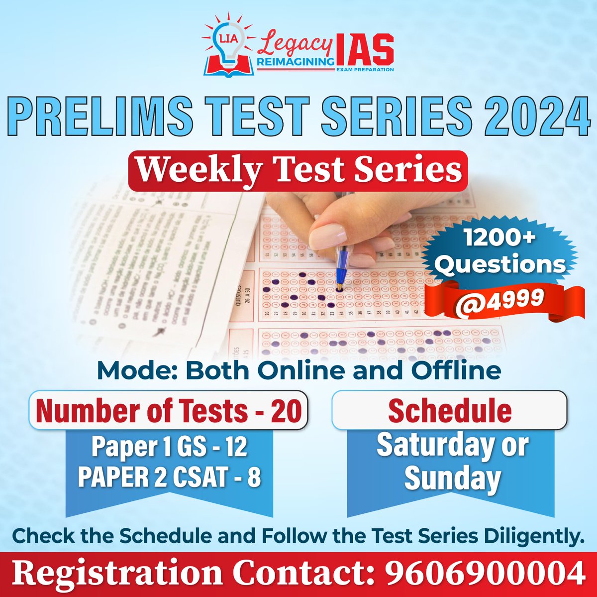 Legacy_ias's tweet image. Ace the UPSC Prelims 2024 with Legacy IAS Weekly Test Series!

For Registration Contact: 96069 00004 / 05

#UPSCPrelims #UPSCprelims2024 #Prelimstestseries #Prelimstestseries2024 #Upscaspirant #Legacyias