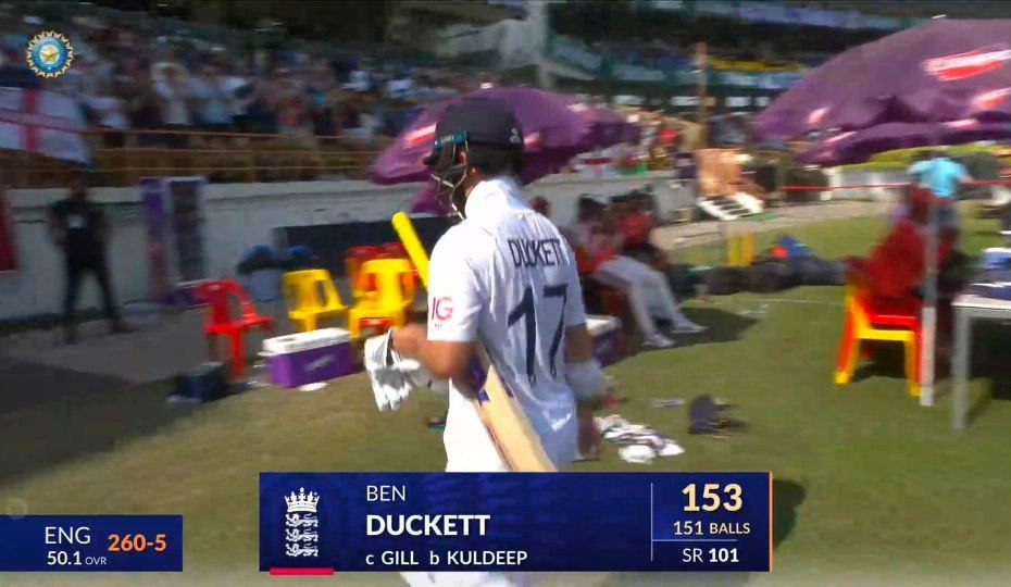 WhatEverAnshh's tweet image. Well played ben duckett🤍 

#INDvsENGTest #BenDucket