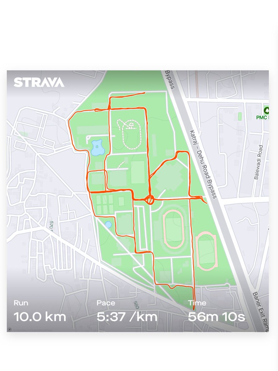 Vimalsumbly's tweet photo. Finding balance between work and wellness is key! Today's 10km run in Pune was pure rejuvenation. Running isn't just exercise; it's my meditation, keeping me alive and thriving. ๐โโ๏ธ
#WorkLifeBalance #HealthyLiving #PuneRuns #running https://t.co/dDj0wNkDhd