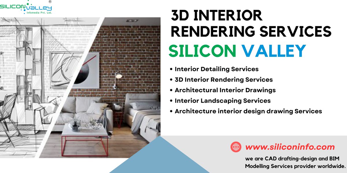 silicon_ltd's tweet photo. Silicon Valley delivers an extensive suite of services in 3D Interior Rendering Services, featuring detailed interior architecture drawings and specialized solutions for interior landscaping. #InteriorDesignDrawings #InteriorRendering #BIM #USA #CAD
🌐https://t.co/jgX9AUT2XW https://t.co/OfIxUUhHIt
