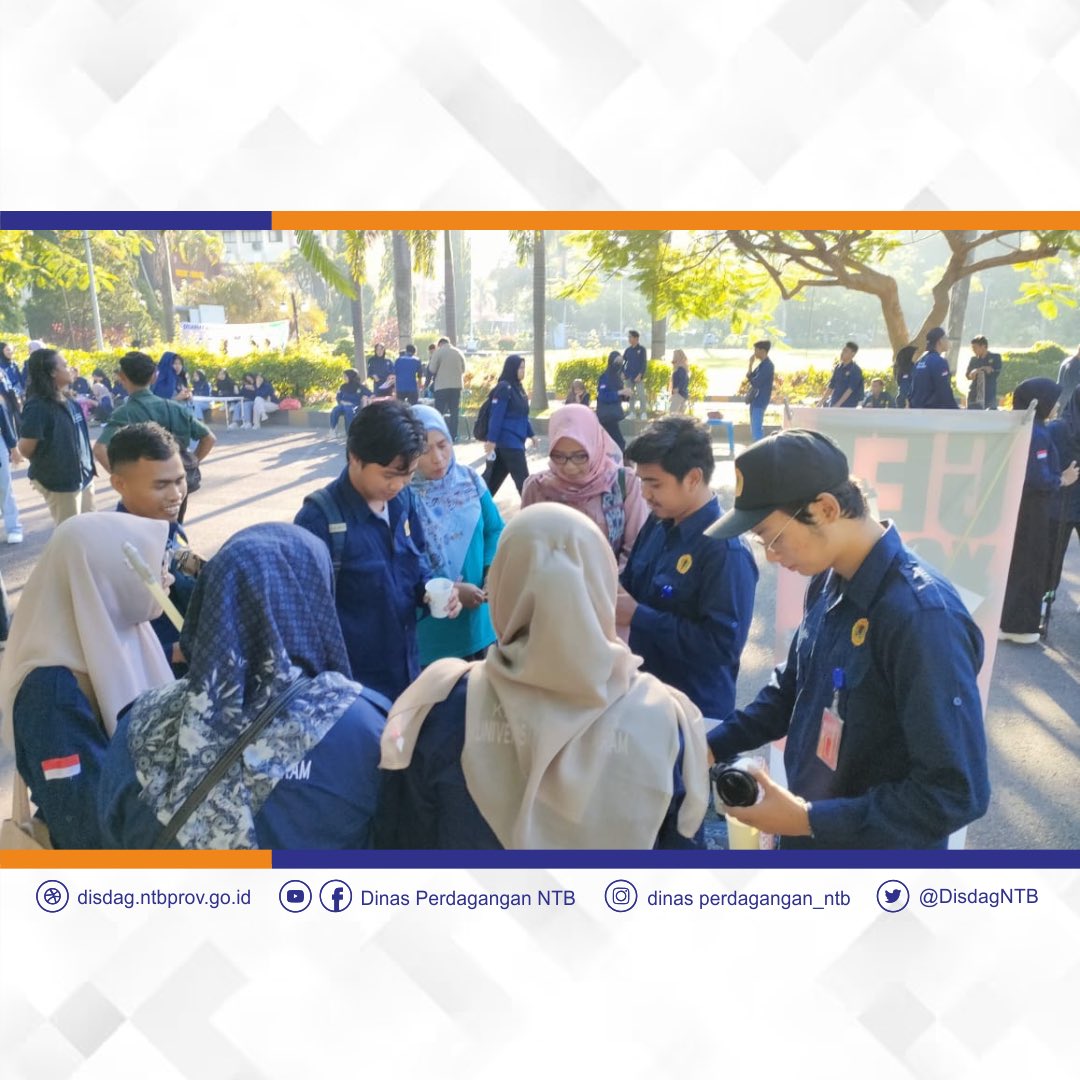 Disperindag_NTB's tweet image. Jadi Juri di UNRAM, Kadisdag Tekankan Generasi Muda Harus Berani Berinovasi dan Kreatif

selengkapnya instagram.com/p/C3b_eXnvWLY/…

#LPPMUNRAM #LPPM #UniversitasMataram #KKN #KKNMahasiswa #DisdagNTB