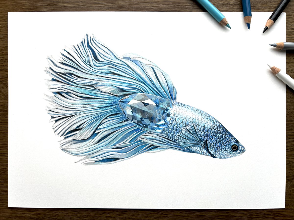 #私をコレで覚えて欲しい

色鉛筆で描かれた、生物×宝石 