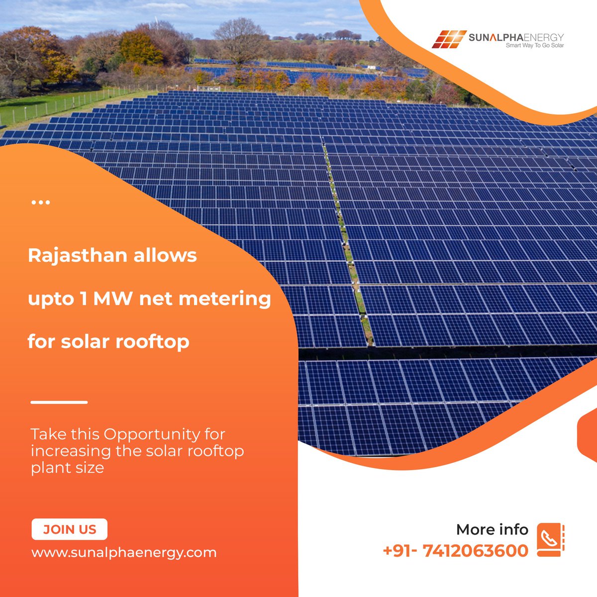 Did you know about it?

Rajasthan allows 1 MW net metering for solar rooftops. Take this opportunity to increase the solar rooftop plant size.

#rajasthan #solarenergy #solarenergysystem #industrialsolar #solarenergysolutions #solarenergypanels #solarenergyinstallation