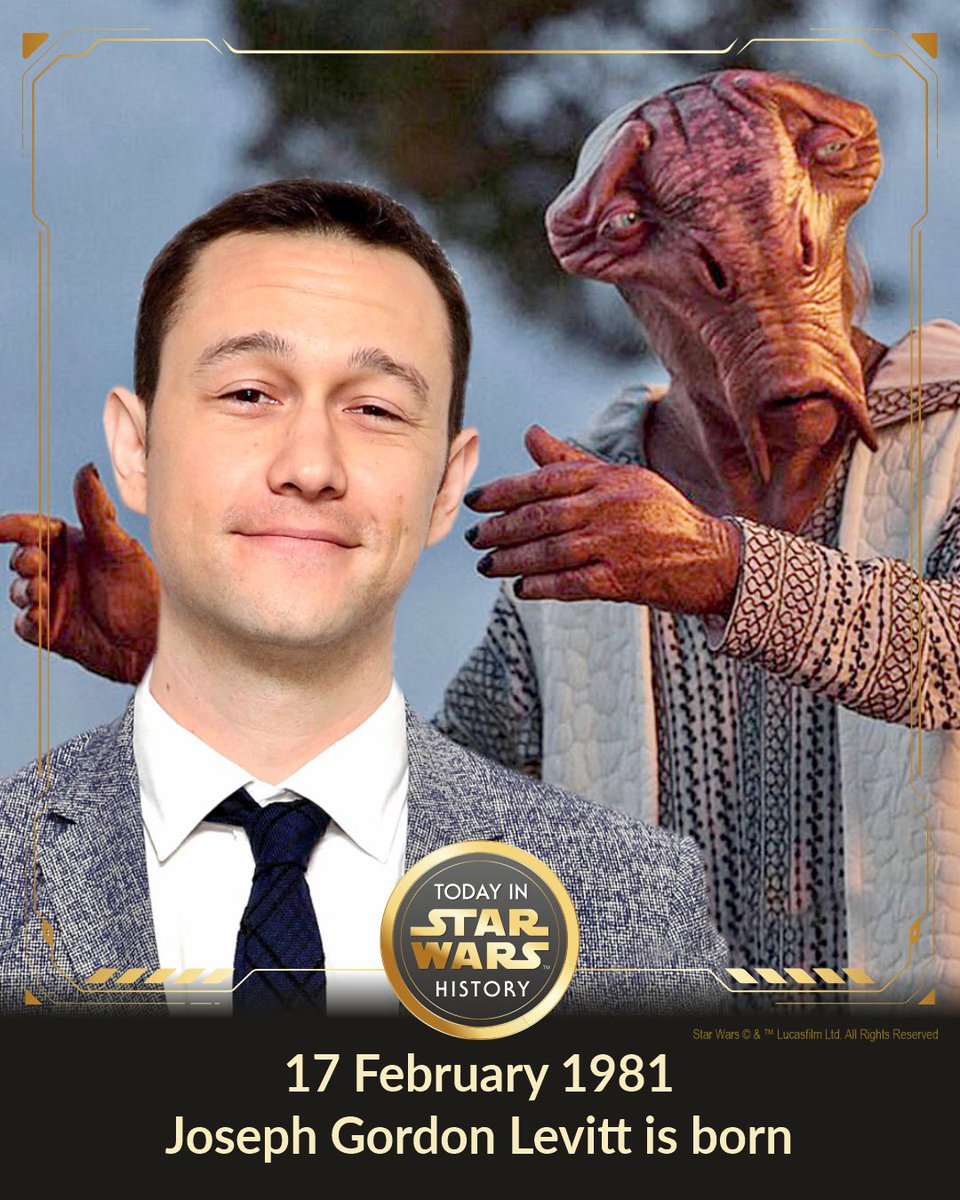 17 February 1981 #TodayinStarWarsHistory 'Ayup, those are the shuttle parkers.' #JosephGordonLevitt #SlowenLo #VoiceActor