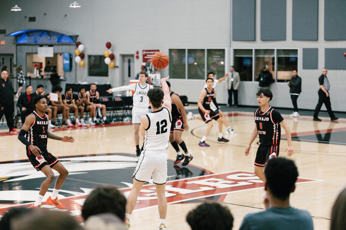 PaulChappell's tweet photo. 81-74 Eagles win!! Congratulations, @wcbc_today Eagles, on your victory tonight over Navajo Tech University! #WCBCedu #GoEagles https://t.co/6qlxQVbPAD