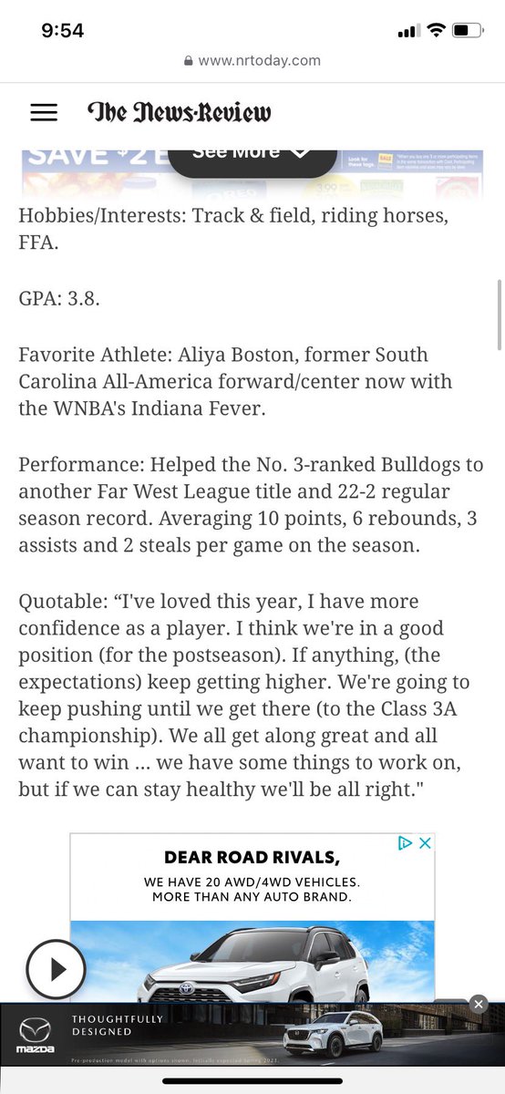 Athlete of the week!!! 🥳🙌