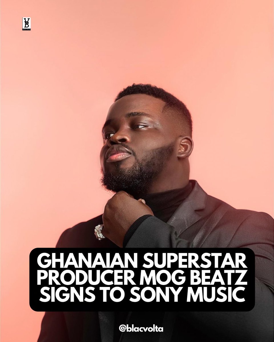 Ghanaian superstar producer MOG Beatz ( @MOGBeatz ) signs to Sony Music ! Produced for Sarkodie , Kizz Daniel, Lasmid etc