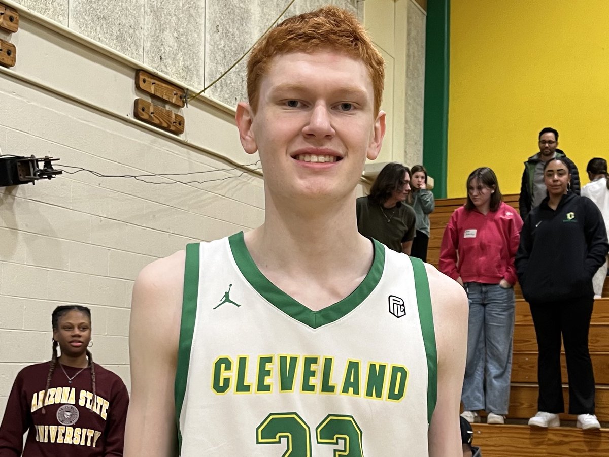 Huge contributions tonight from Nate Crouser. The Cleveland senior big man patrolled the paint on defense, blocking four shots, and was a force on the boards with a game high 10 rebounds. 7 points and 3 assists as well on senior night.