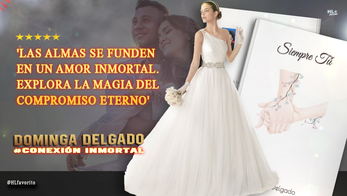 Dos almas unidas en "Siempre Tú (Amor Eterno N.º 2)" de Dominga Delgado. Una historia que desafía la muerte y celebra la eternidad.

eBook: leer.la/B0994TK1GX
Papel: leer.la/B09919GZ84

#AmorEterno #ConexiónInmortal 
<a href="/DomingaDelgad11/">Dominga Delgado</a>