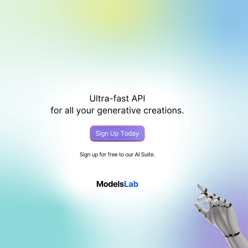 ModelsLabAI's tweet photo. API to Run AI Models <> Choose from 100,000+ AI models and get instant API access.