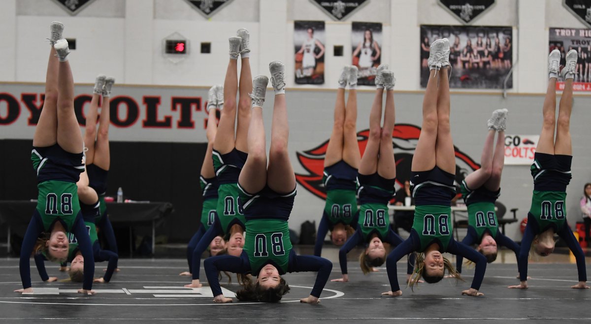 COMPETITIVE CHEER: Photo gallery from Friday’s Division 1 district at <a href="/Troy__Athletics/">Troy Athletics</a>, won by <a href="/adams_cheer/">Rochester Adams Cheer 💍💍💍</a> &gt;&gt; bit.ly/3T1Lnhq

<a href="/athletics_adams/">Rochester Adams Athletics</a> <a href="/rochester_cheer/">Rochester Cheer</a> <a href="/ROCH_Athletics/">Rochester Falcons Athletic Department</a> <a href="/StoneyCreek_AD/">Stoney Creek AD</a>