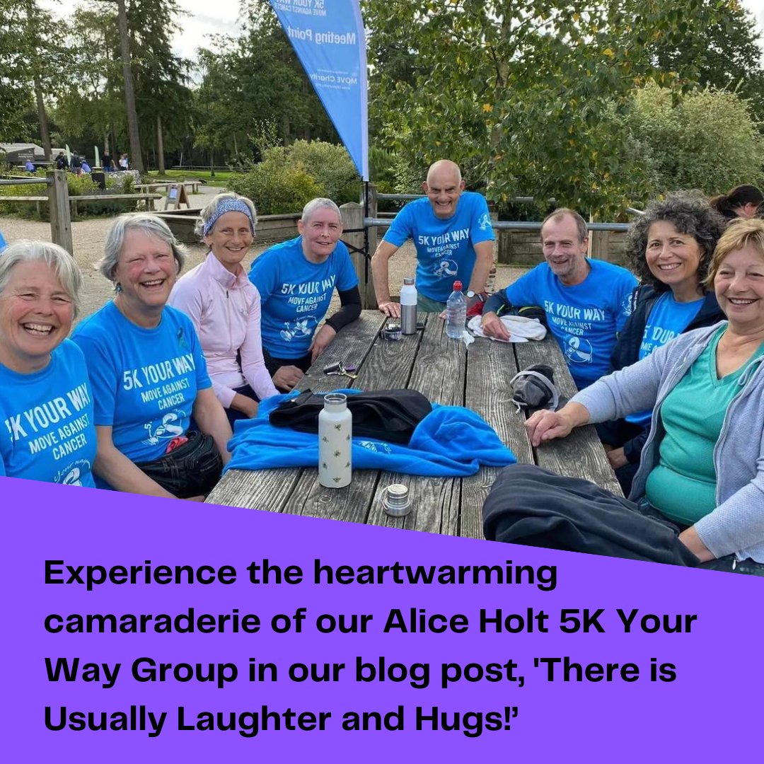 Our latest blog post, 'There is Usually Laughter and Hugs!' is live! Join us for an adventure around Alice Holt 5K Your Way Group, where camaraderie, support, and friendship take centre stage 💙 lght.ly/e2b1l3g