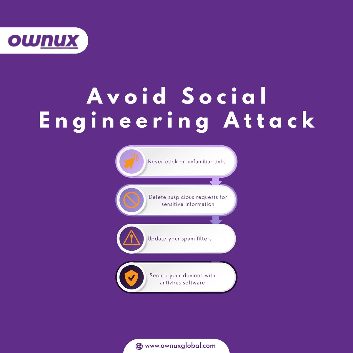 Ownuxinfosec's tweet photo. Know About Avoiding Social Engineering Attacks.

#SocialEngineering #SocialEngineer #WebSecurity #website #securitysystem #websecuritytips #websecuritycourse #websecuritytesting

https://t.co/tAl1qOsD68

Know About Avoiding Social Engineering Attacks. https://t.co/S9cpI03Fsr